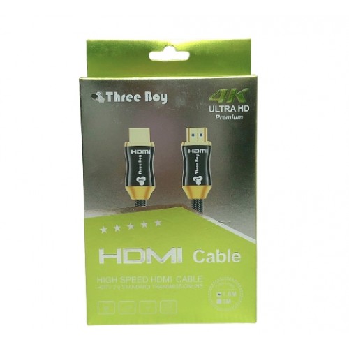 Cable HDMI 4K (V.2.0) M/M (1.8M) Threeboy